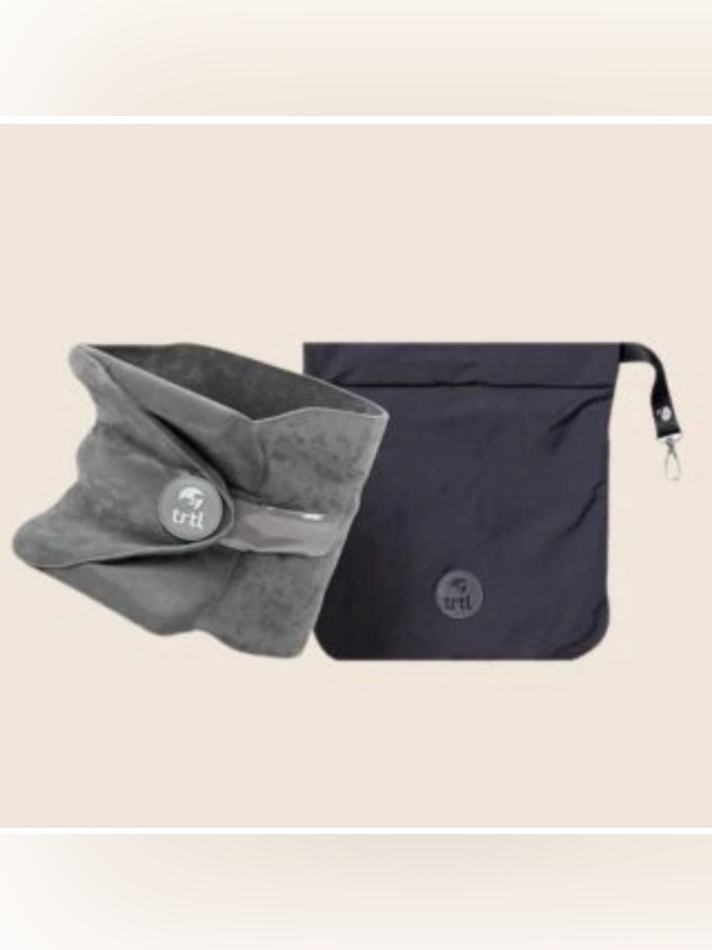 TRTL TRAVEL PILLOW - grey